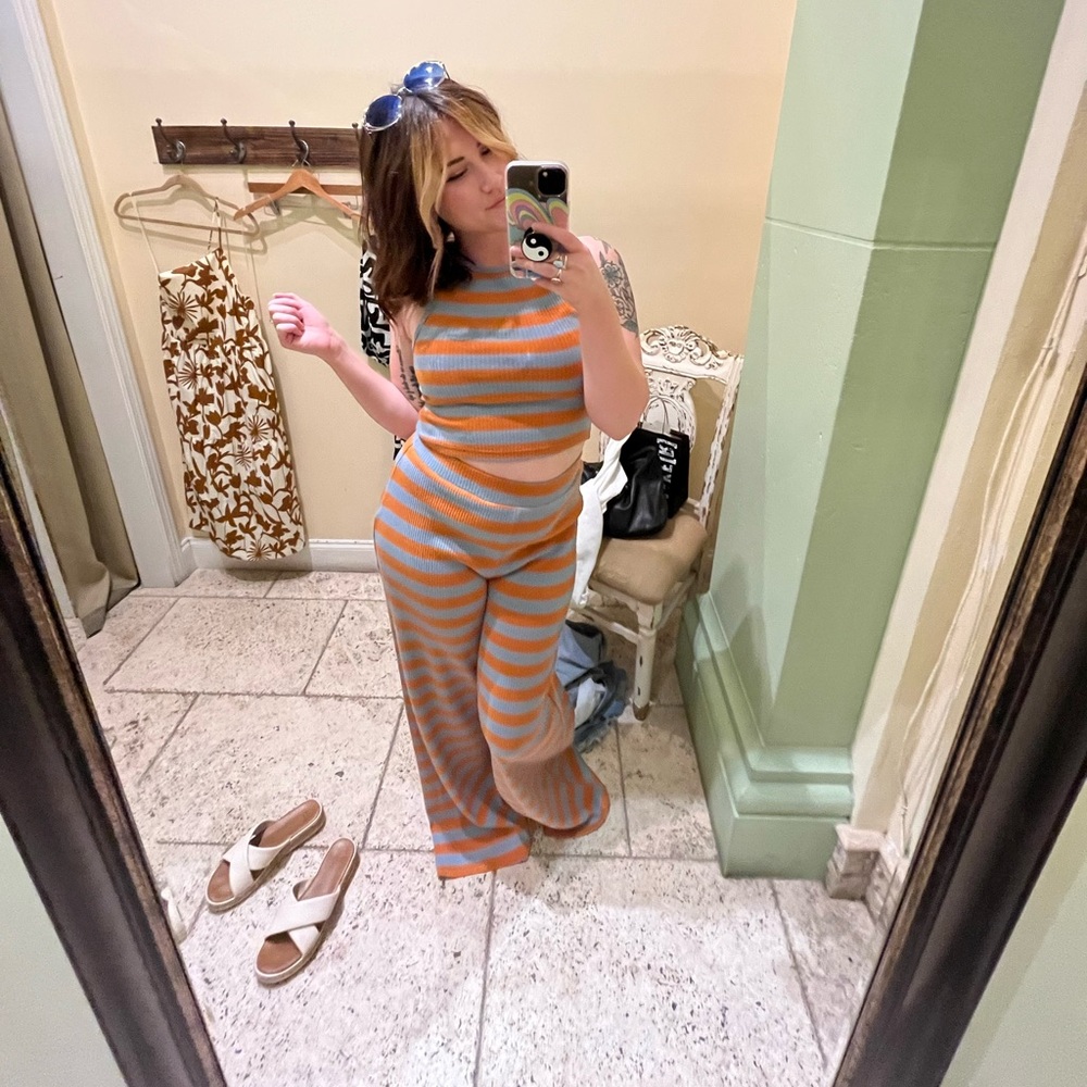 By Together striped knit set